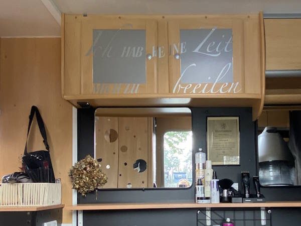 Blick auf die Spiegel